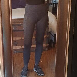 Avia Marled Grey Leggings with Pockets